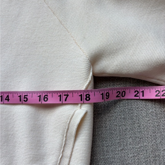 Athleta Sequoia sweater zip up jacket   Magnolia white Small - Picture 6 of 9